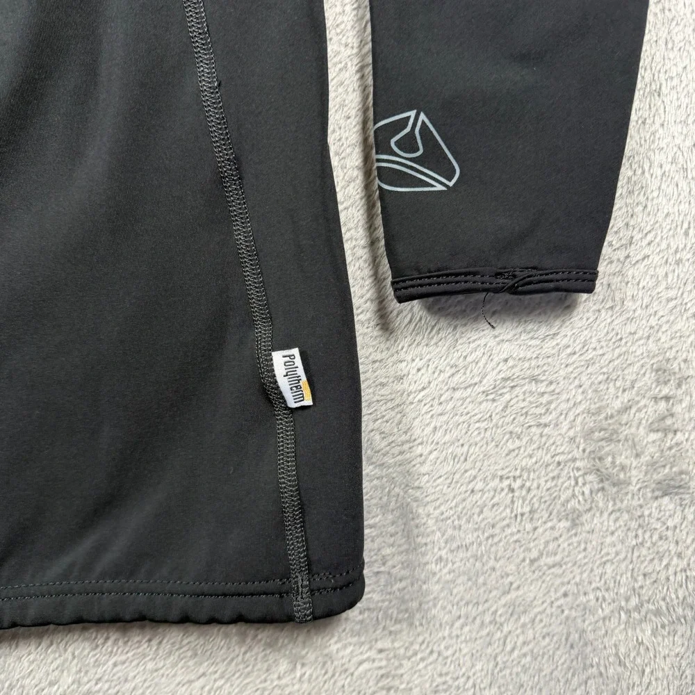 Lavacore Polytherm Hooded Long Sleeve Rash Guard Mens Large Black Scuba Diving